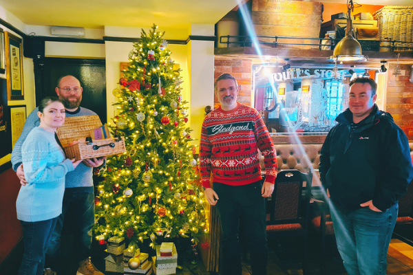 winners of the Burntwood best dressed tree competition