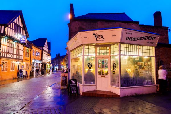 A picture of Tamworth Street in Lichfield.