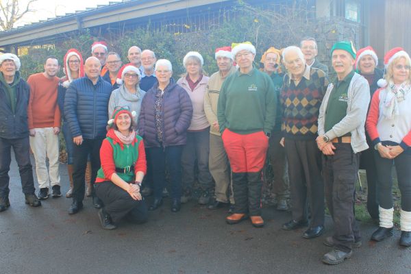 A picture of parks and green space volunteers with members of Lichfield District Council’s Parks Team and Councillor Phil Whitehouse (fourth from left) Lichfield District Council’s Cabinet Member for Operational Services, Parks and Waste.