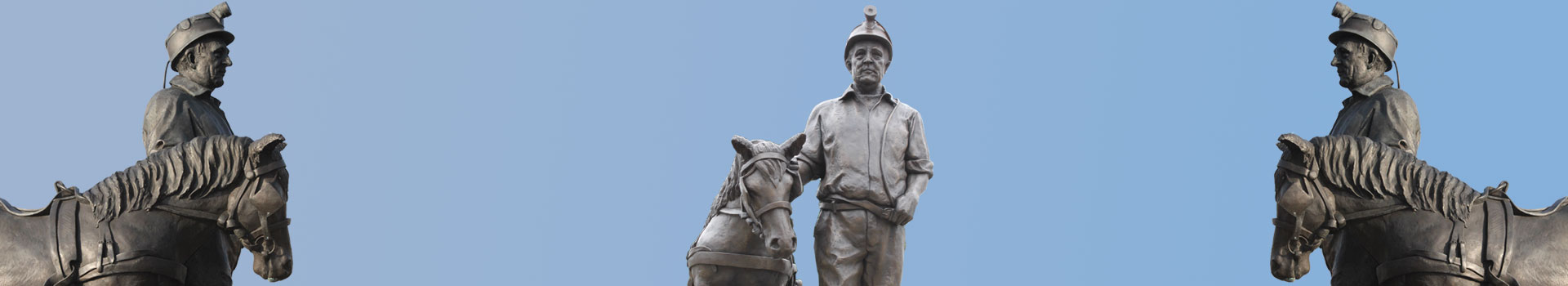 Burntwood miner and pit pony statue