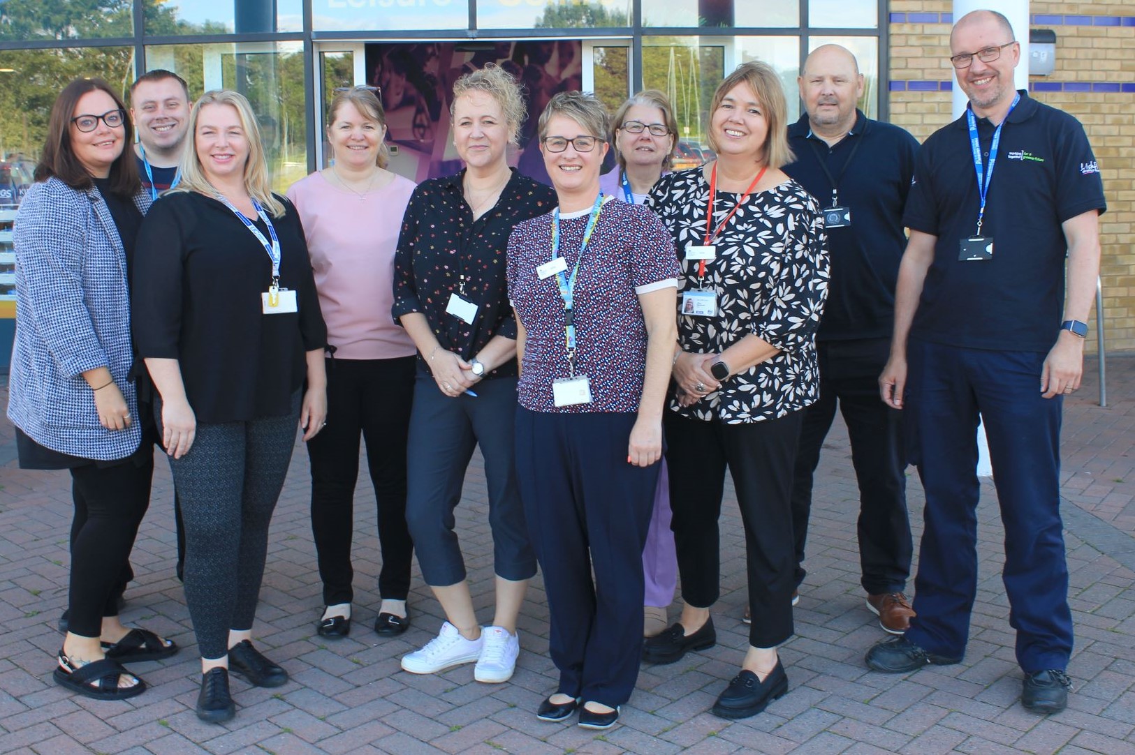 A photo of staff who are offering advice on managing the cost of living.