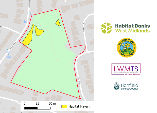 Static map of Chaseview Park's Habitat Haven