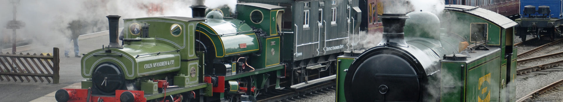 Steam train at Chasewater railway