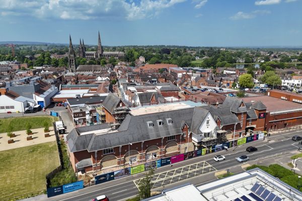 The former Debenhams building in Three Spires Shopping Centre