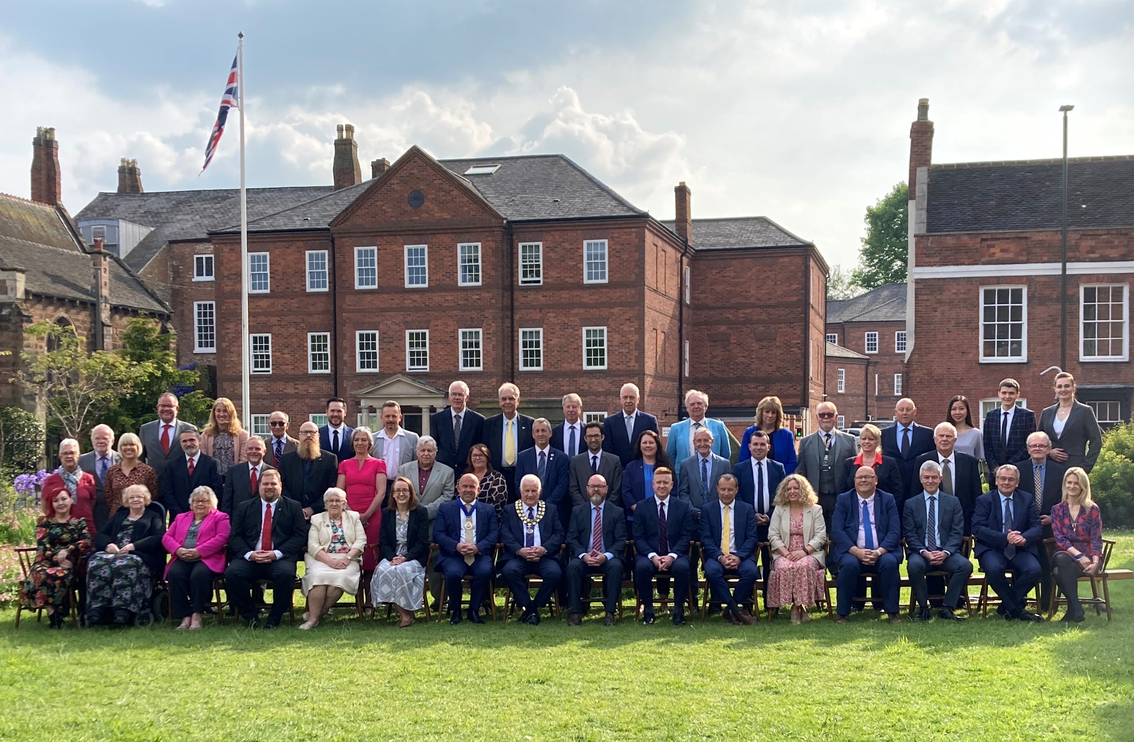 Lichfield District Council's Leadership Team and members.