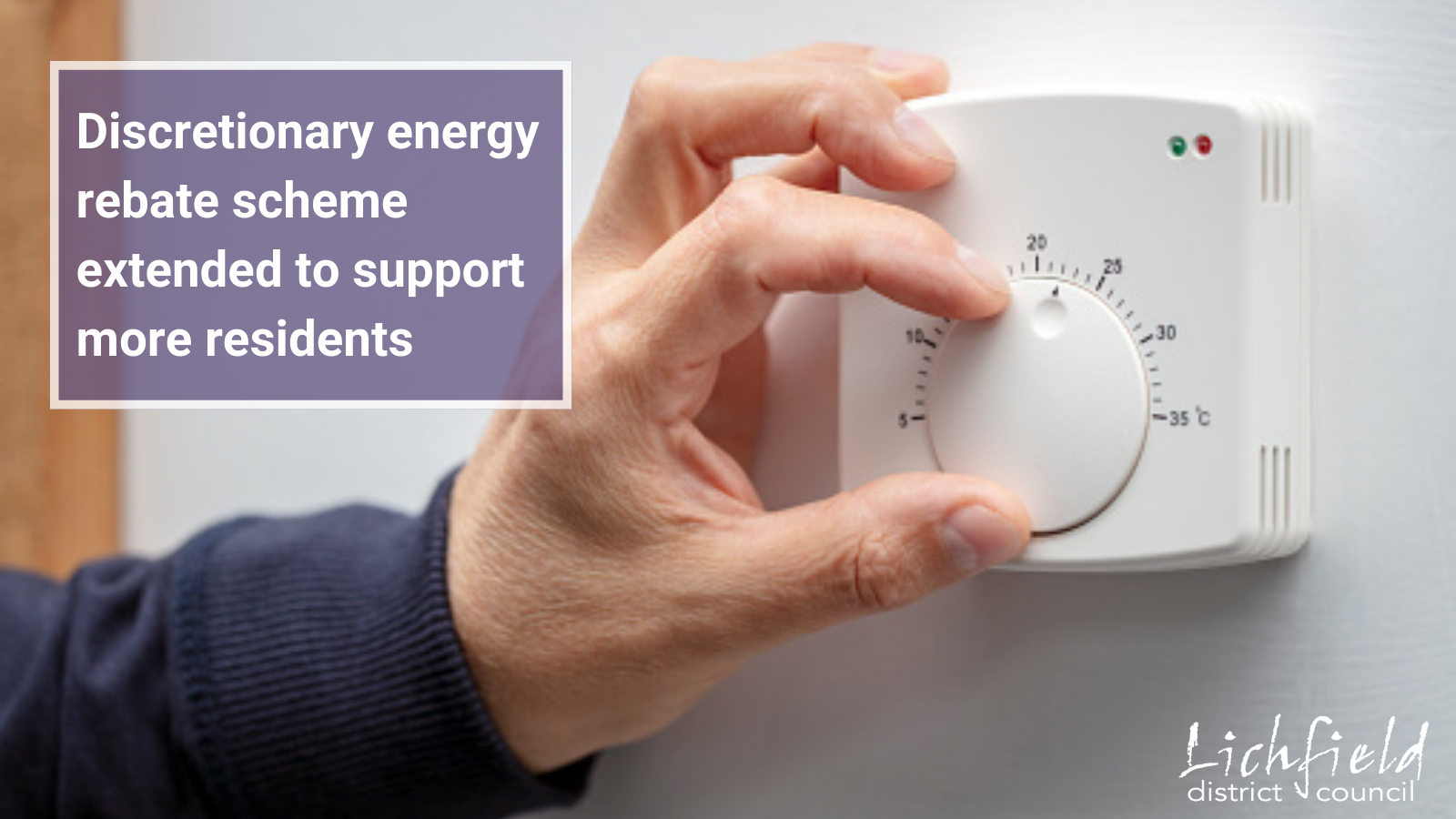 Discretionary Energy Rebate Scheme Extended To Support More Residents