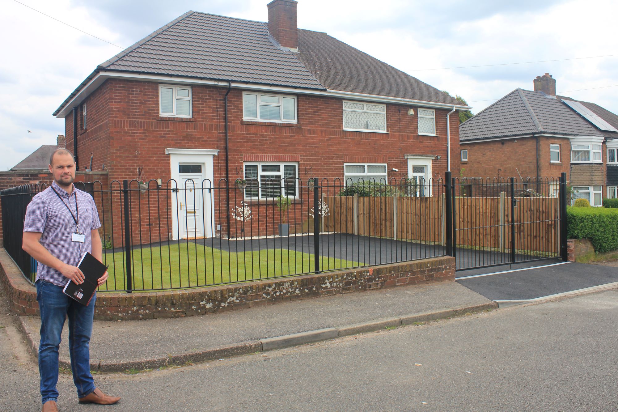 Adaptations have been carried out at this Burntwood property funded through the Disable Facilities Grant.