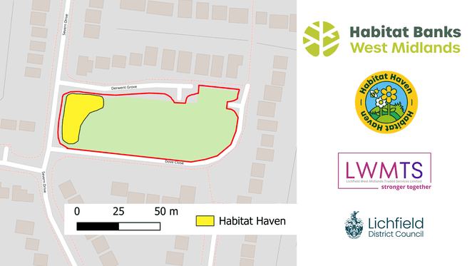 Static map of Dove Close Habitat Haven
