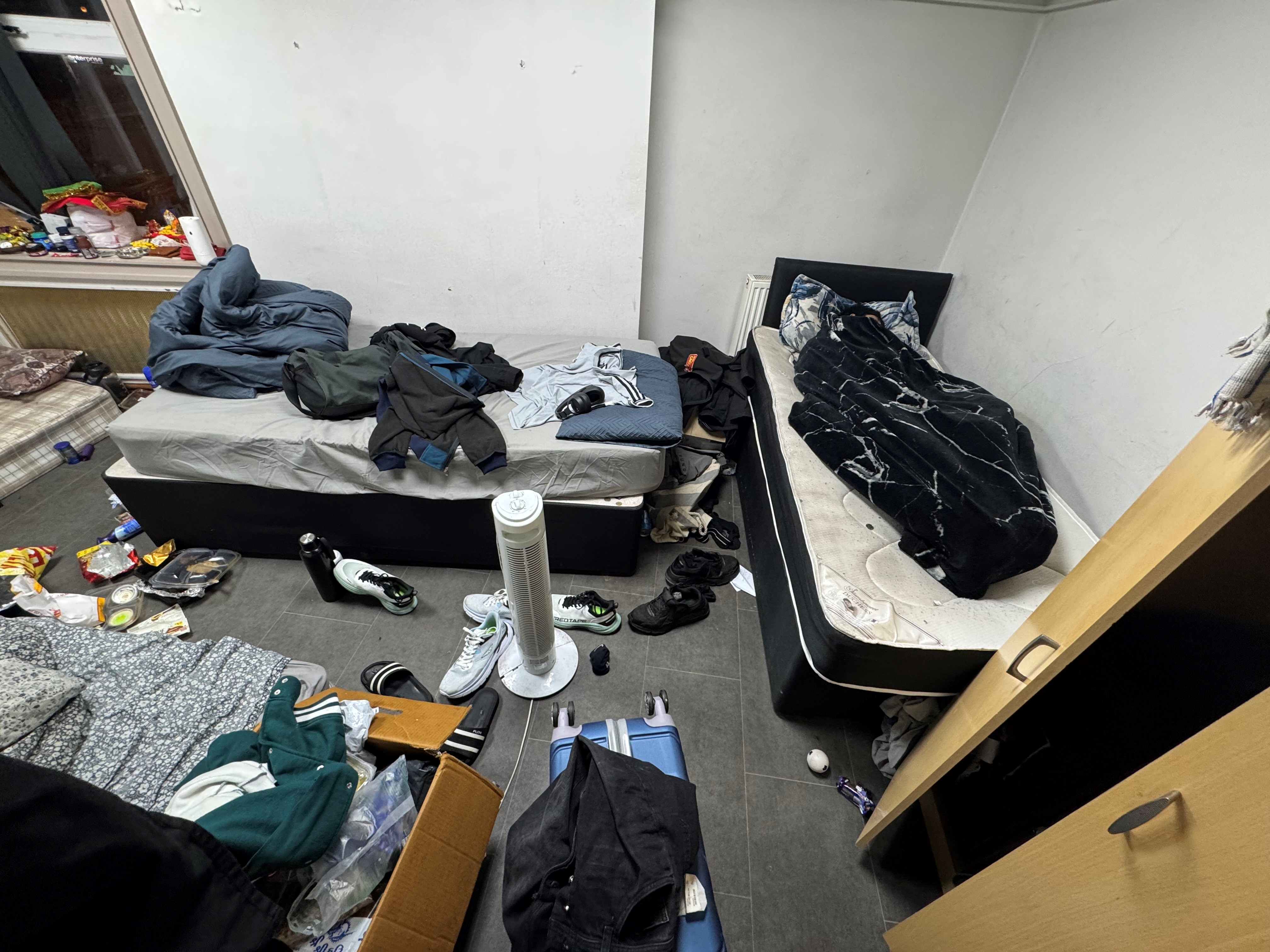 A picture of the conditions environmental health officers have found people living in recently.