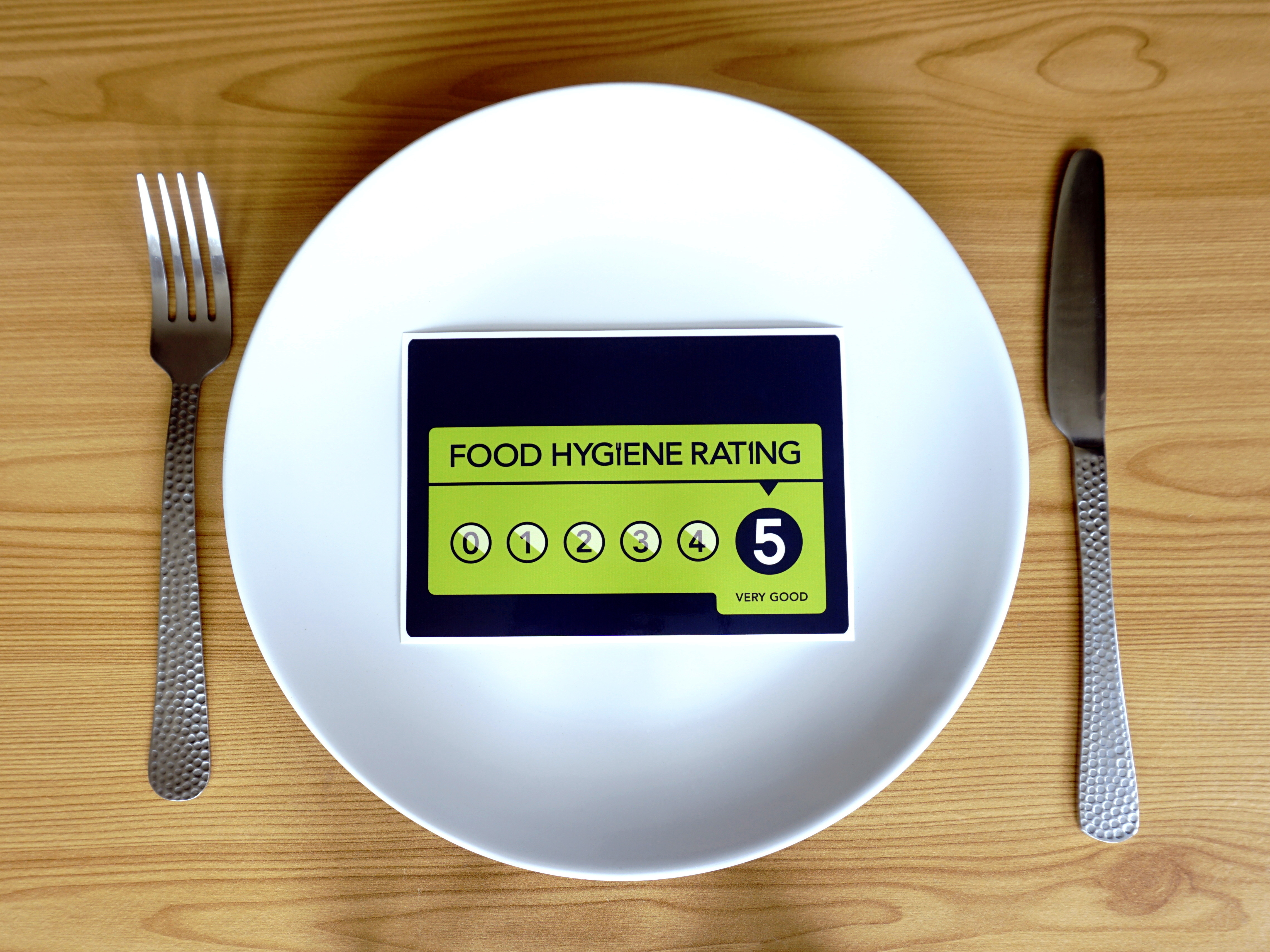 Lichfield District's residents can check the food hygiene rating of every business at the Food Standards Agency website.