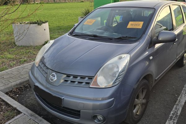 A picture of the seized vehicle.