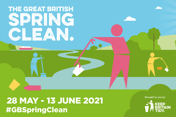 The Great British Spring Clean. 28 May to 13 June 2021.