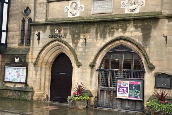 A picture of Lichfield Guildhall.