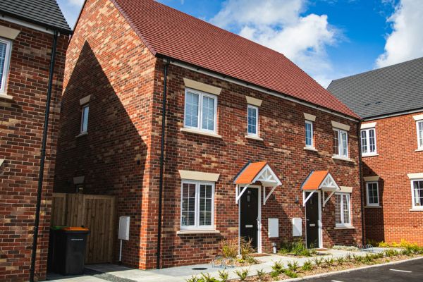 A picture of houses.