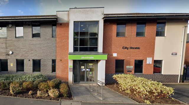People from Ukraine can use computers at Lichfield Jobcentre if they don't have internet access to make a claim