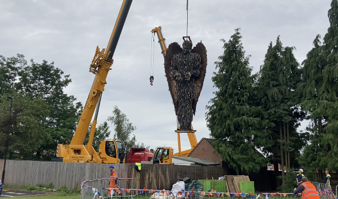 The Knife Angel.