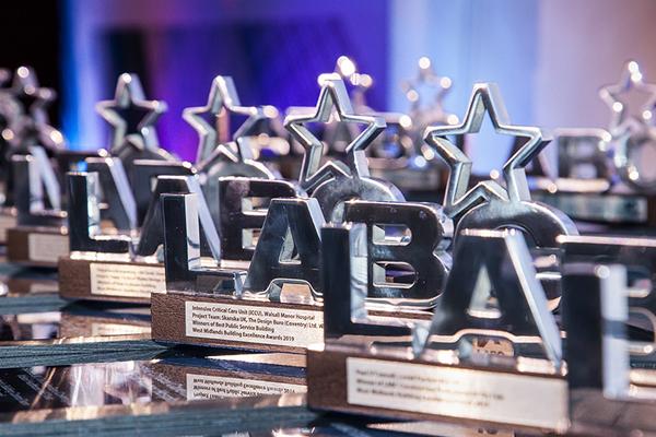 image of silver LABC award trophies