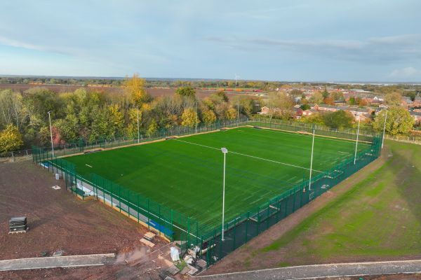 A picture of the 3G pitch at Lichfield Leisure centre.