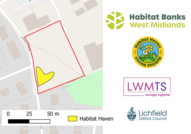 Static map of Lawnswood Open Space Habitat Haven
