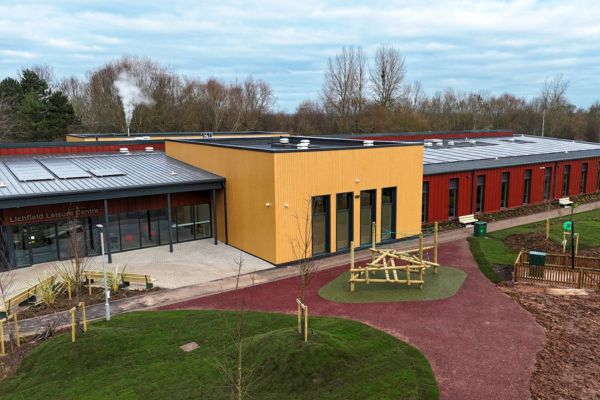 A picture of Lichfield Leisure Centre.