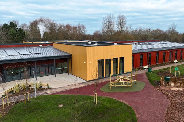 A picture of Lichfield Leisure Centre.