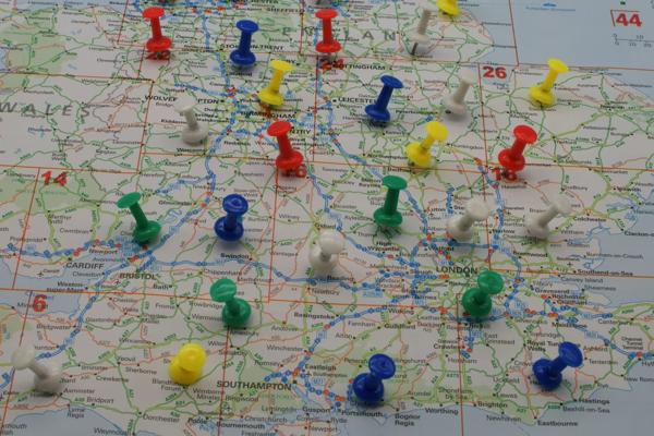 Map pins