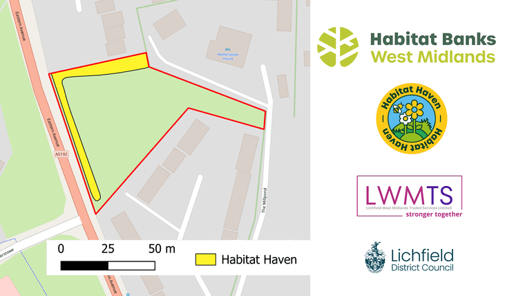 Static map of Millpond open space Habitat Haven