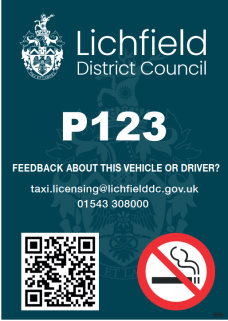 PHV side sticker internal