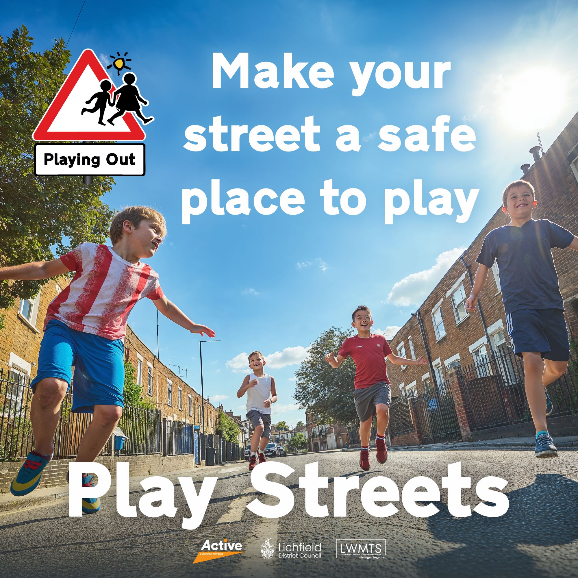 A picture of a poster to promote Play Streets