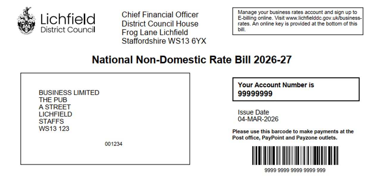 Part 1 business rates bill