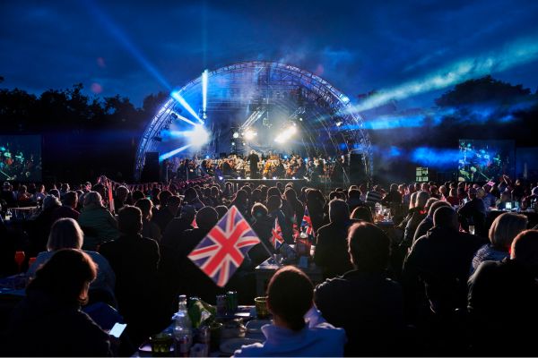 A picture of Lichfield Proms in Beacon Park.