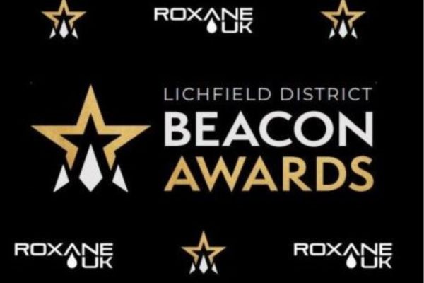 Beacon Awards/Roxane UK logo.