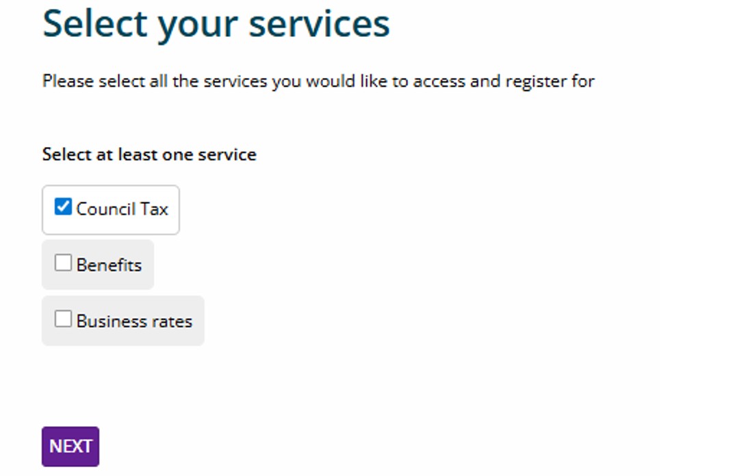 Select your services