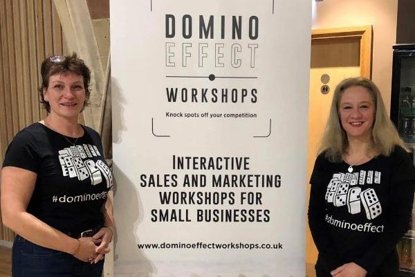 Picture of two women who won business grant