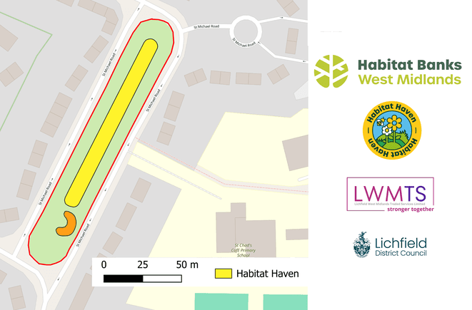 Static map of St Michaels Island Habitat Haven