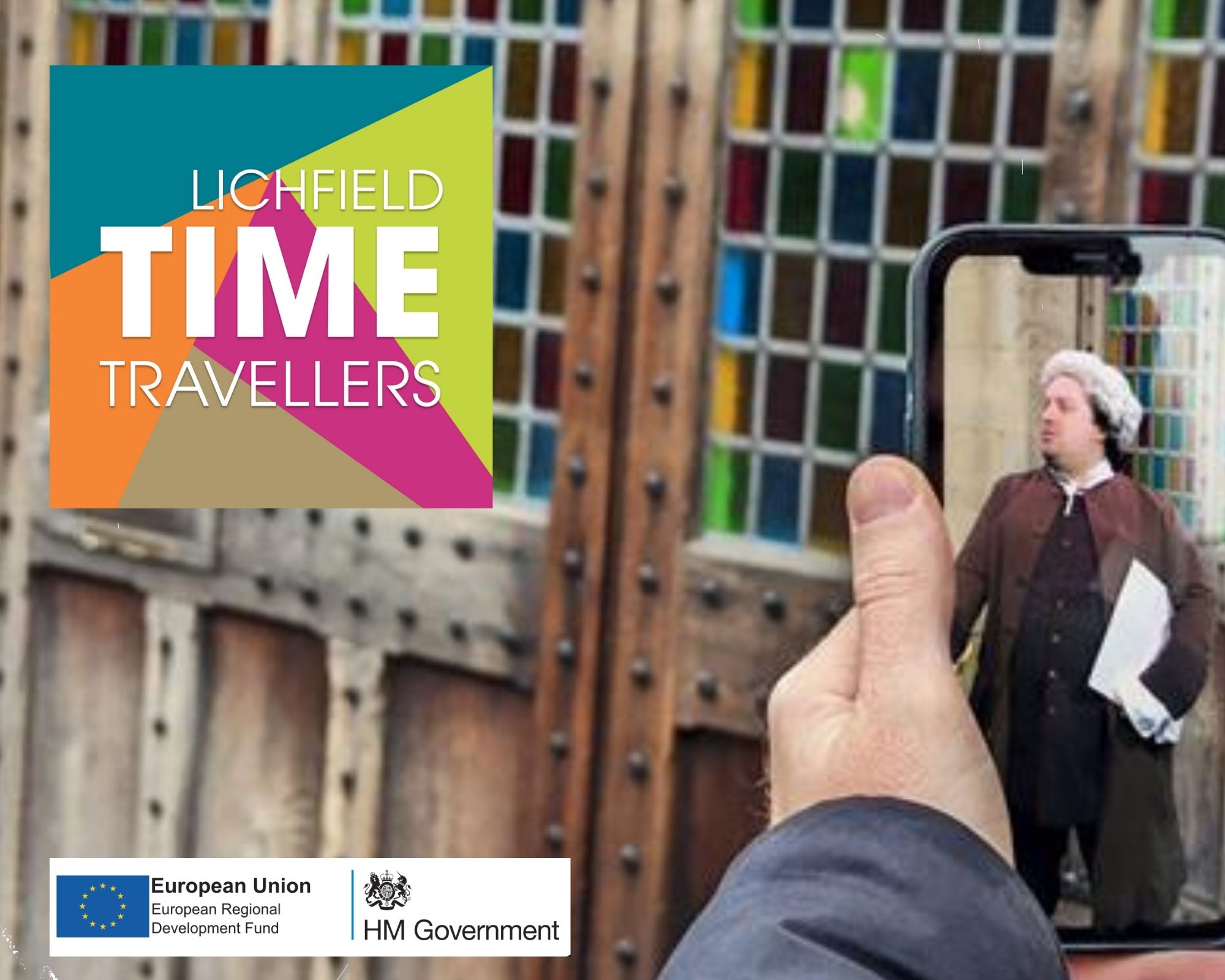 Take a walk through the city's streets and meet notable people from Lichfield's history. with Lichfield Time Travellers App.