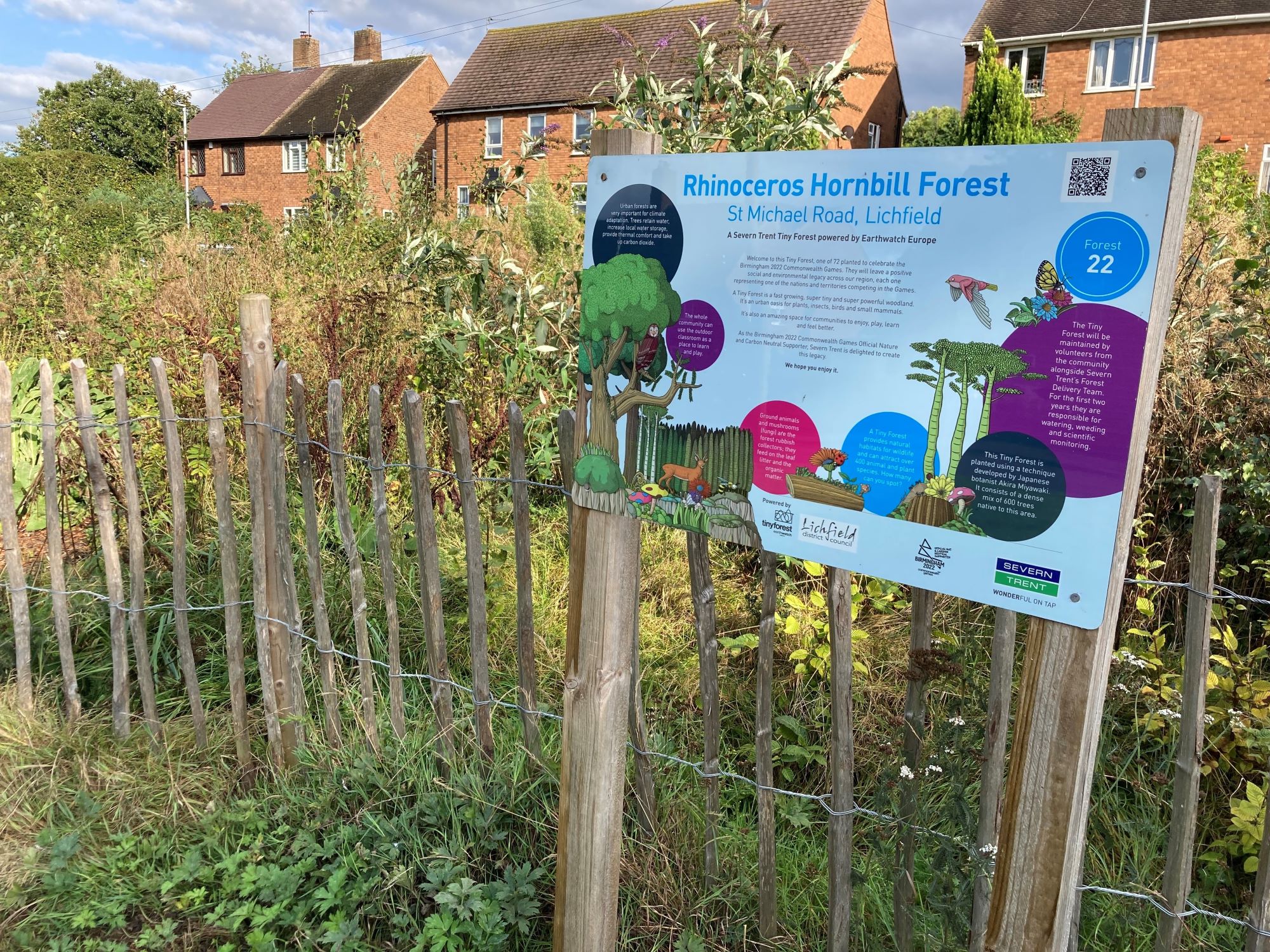 St Michael Road in Lichfield has a Tiny Forest.