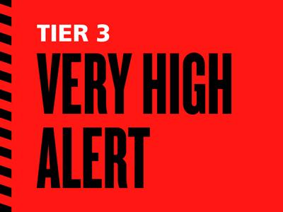 Tier 3 Very High Alert