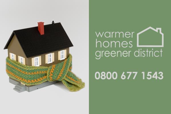 house with scarf