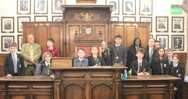 Members of Lichfield District Youth Council.