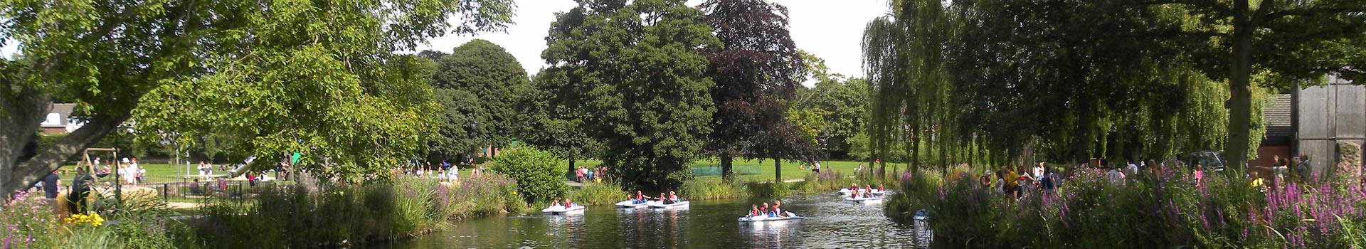 Boats in Beacon Park