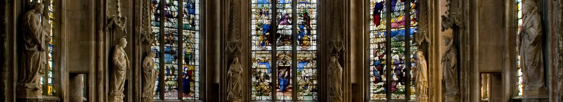 Inside Lichfield Cathedral