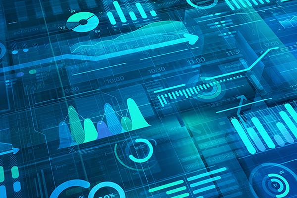 graphic of data and graphs