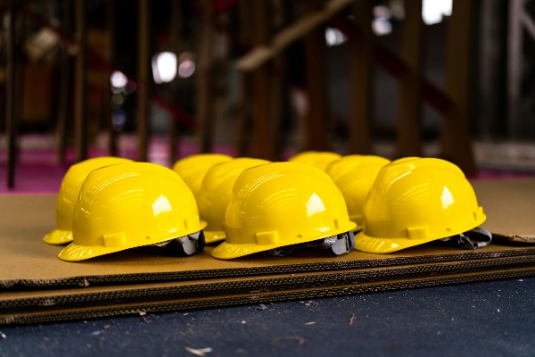 A picture of building hats