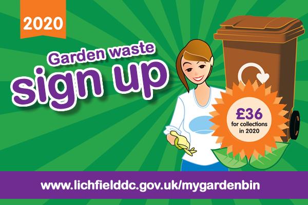 image of woman with brown bin