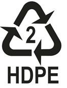Plastic 2 recycling logo