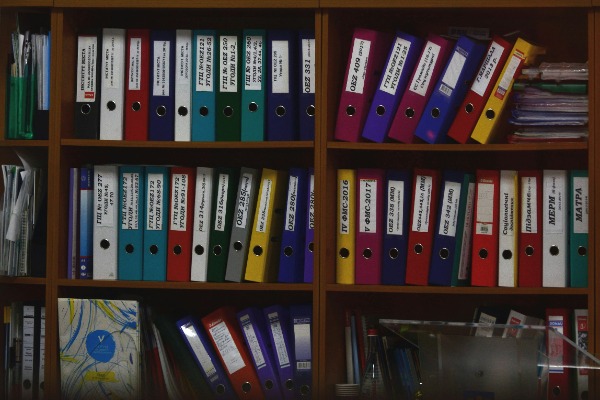 A photo of documents